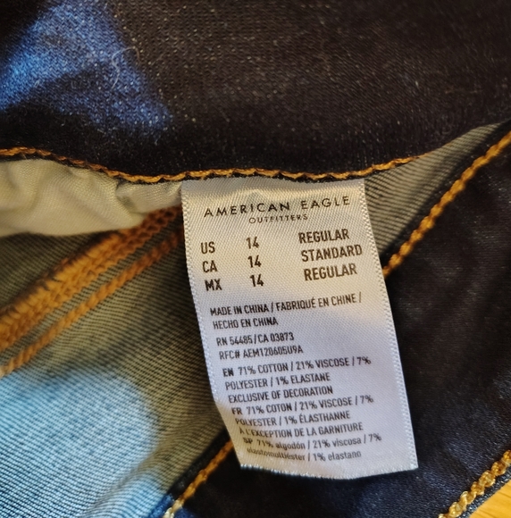 American Eagle Next Level Stretch Jegging dark wash - Picture 6 of 10